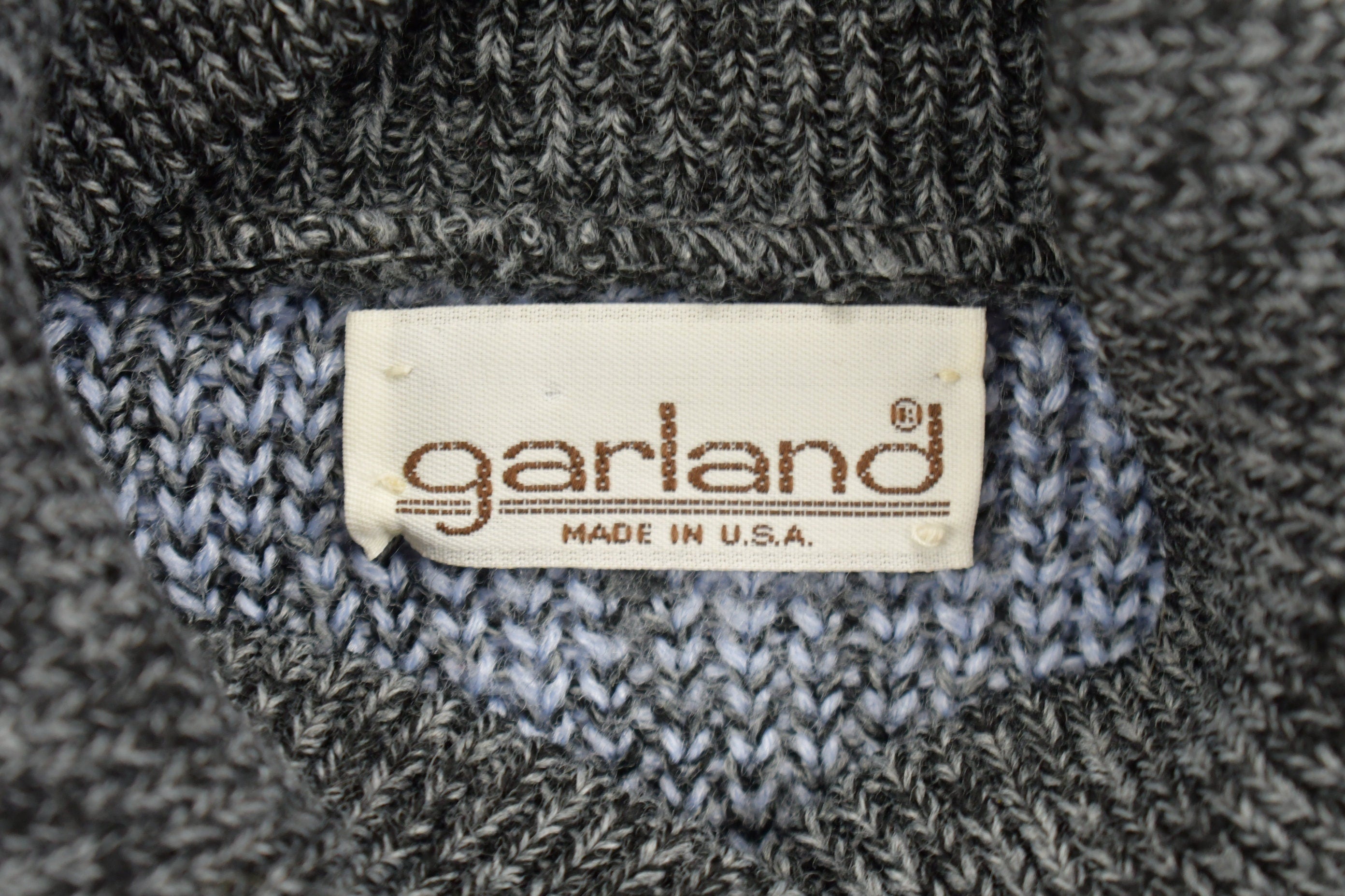 Vintage 1990s Garland Made In USA Knitted Sweater