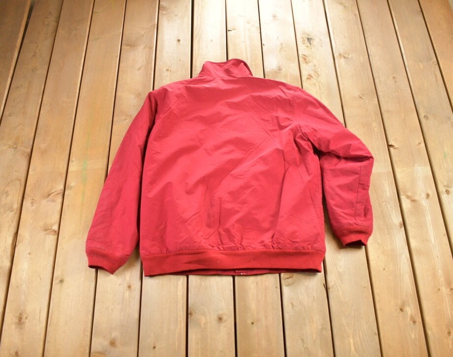 Vintage 1980s Blank LL Bean Warm Up Jacket