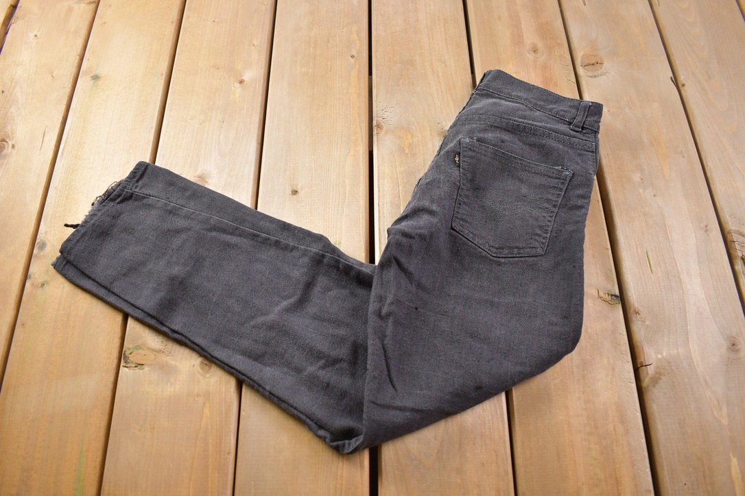 Vintage 1990s Big E Levi's Black Tab Jeans Size 26 x 26