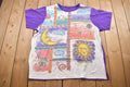Vintage 1990s Moon And Sun Abstract Sky Graphic T-Shirt