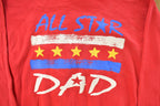 Vintage 1990s All Star Dad Crewneck Sweatshirt Men's Large