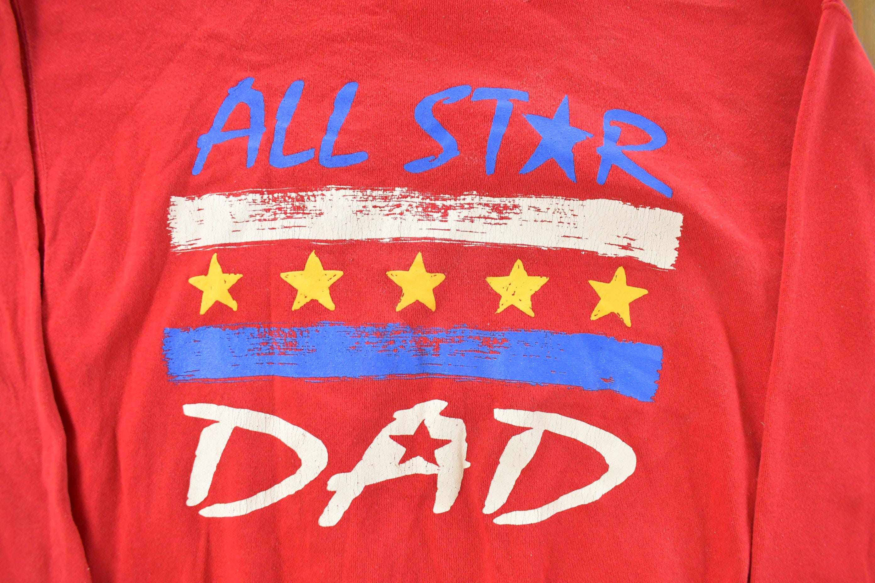 Vintage 1990s All Star Dad Crewneck Sweatshirt Men's Large