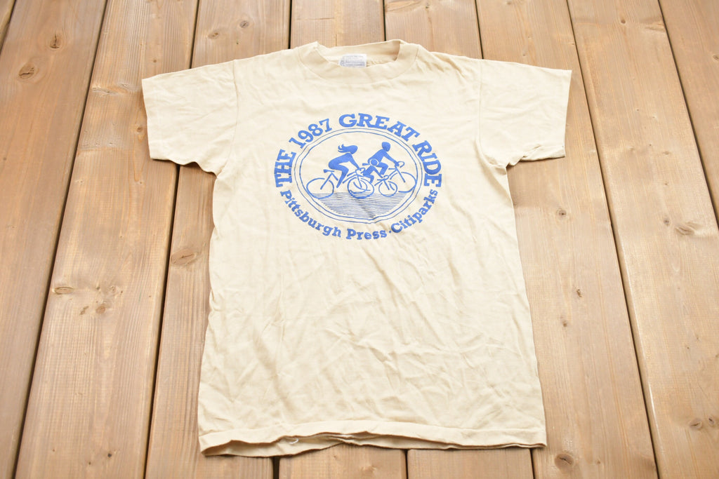 Vintage 1987 The Great Ride Graphic T-Shirt