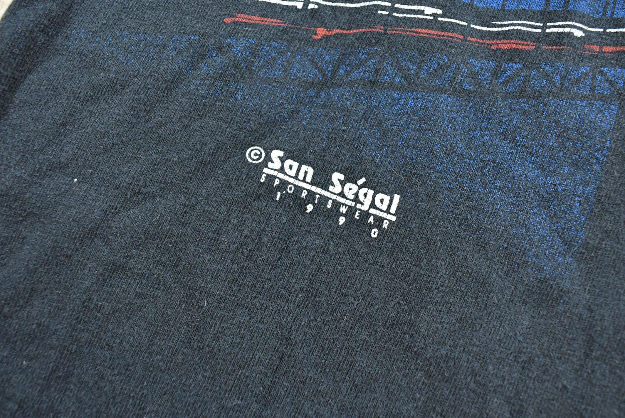 Vintage 1990 San Segal San Francisco Golden Gate Bridge Souvenir T-Shirt Men's L
