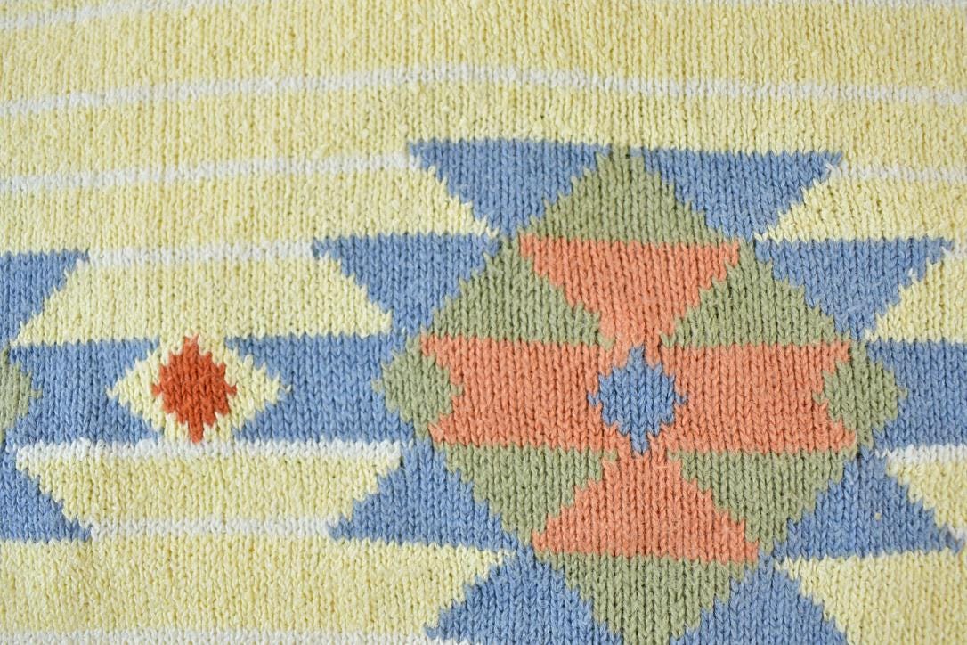 Vintage 1990s Christopher Banks Knit Abstract Pattern Crewneck Sweater