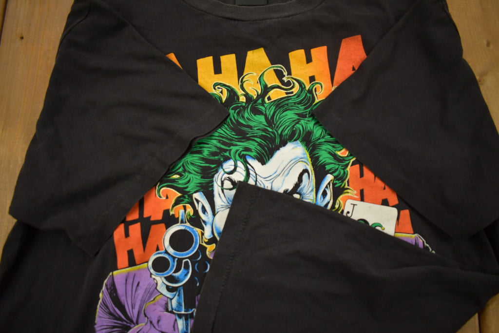 Vintage 1989 Joker DC Comics Batman Promo T-Shirt