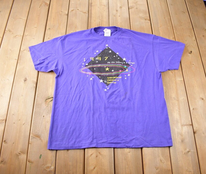 Vintage 1997 The Family Channel Childrens Festival Souvenir T Shirt Made In USA