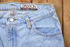 Vintage 1980s Sasson Jeanswear Light Wash Relaxed Tapered Mom Jeans