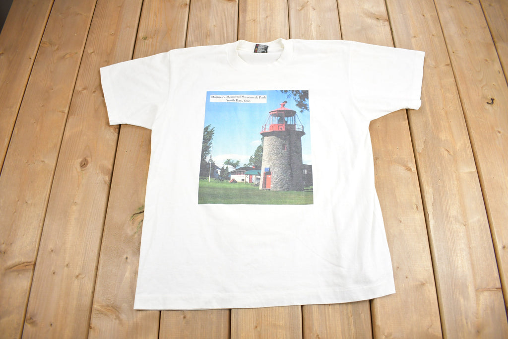 Vintage 1990s Mariner's Memorial Museum & Park Graphic T Shirt