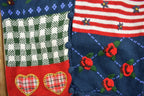 Vintage 1990s Cute Table Cloth Button Up Vest