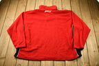 Vintage 1990s Dale Earnhardt Quarter Zip Fleece Sweater