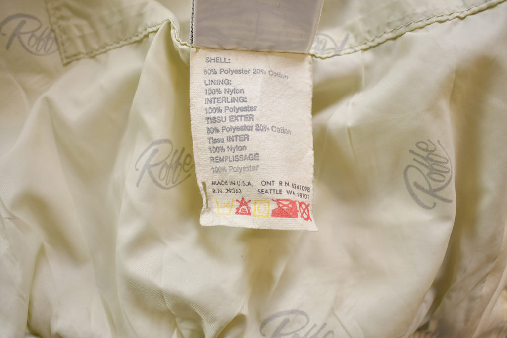 Vintage 1990s Robbe White Bomber Jacket