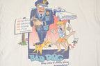 Vintage 1990s Bad Dog Surfing Souvenir Ocean T-Shirt Men's L