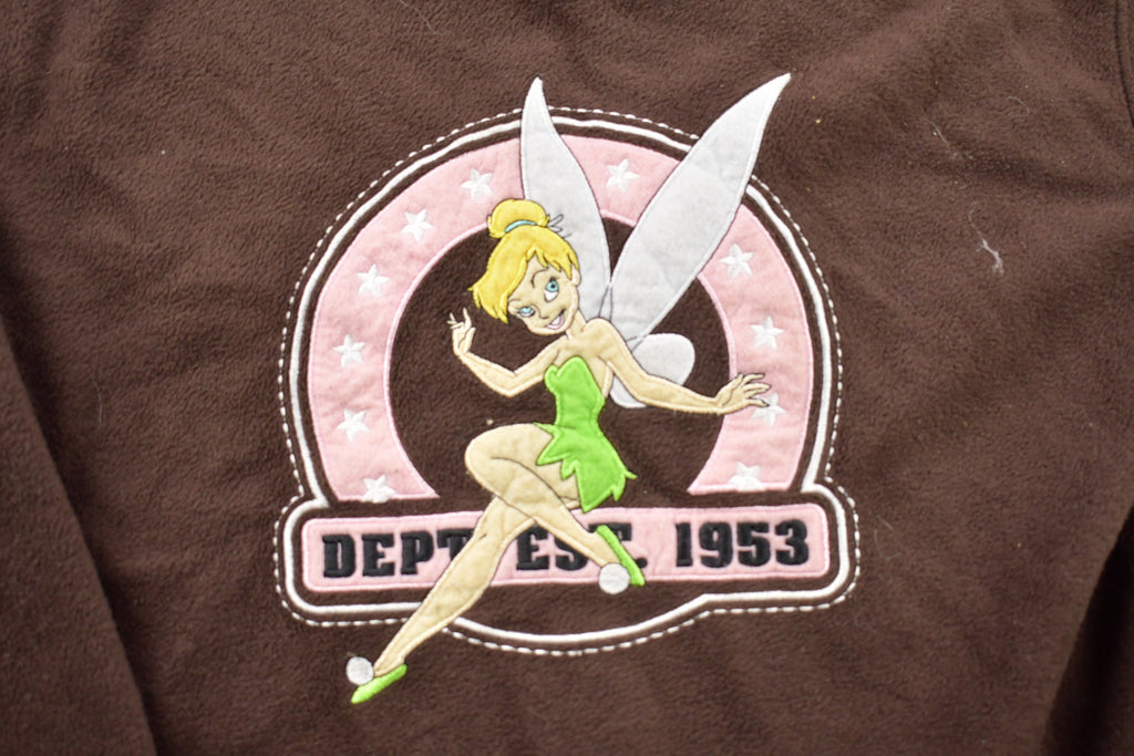 Vintage 1990s Tinker Bell Disney Hoodie  Vintage Sweatshirt  Vintage Disney  Tinker Bell  Embroidered  Vintage Tinker Bell  90s Disney