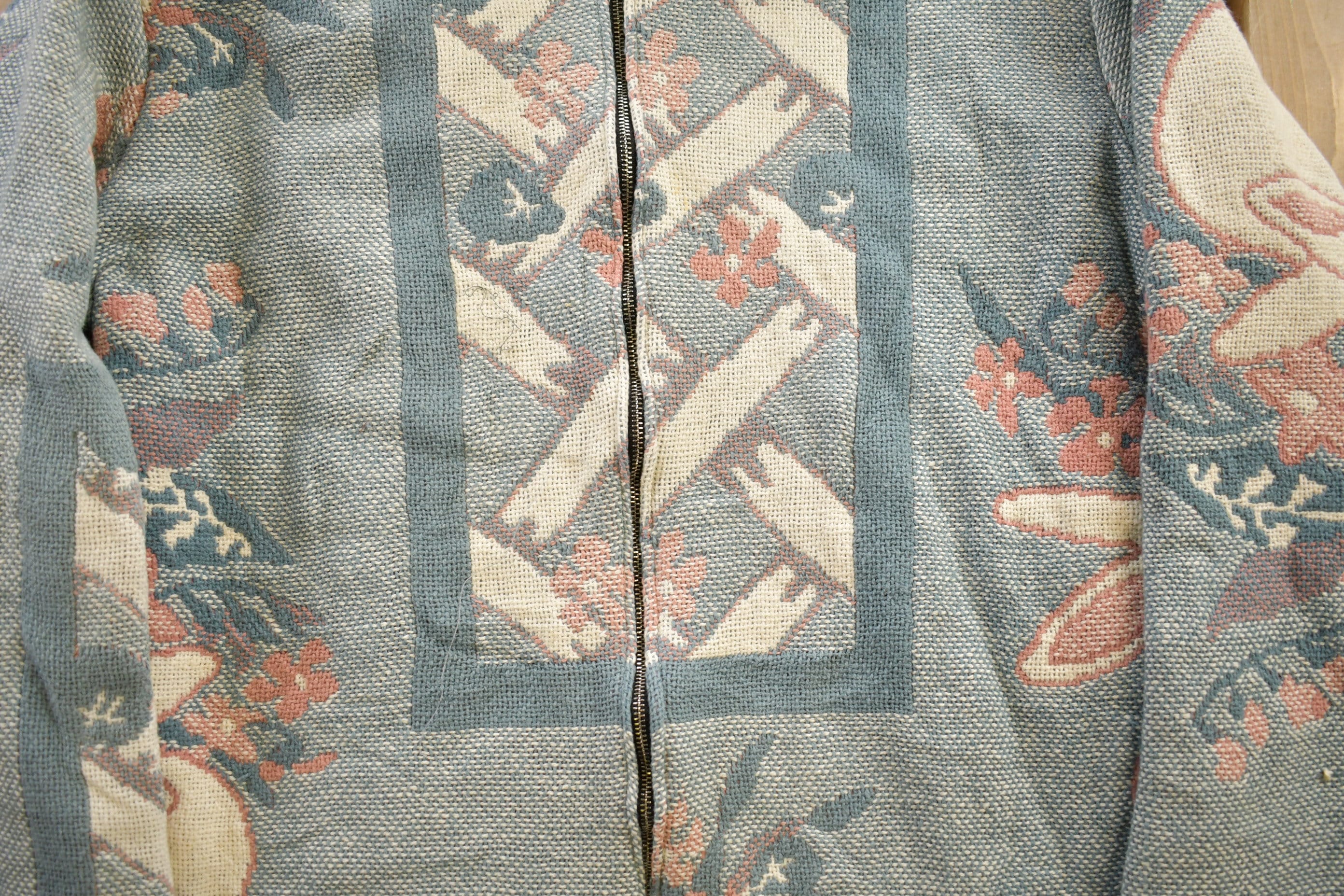 Vintage 1990s Tennis Themed Quilt Jacket