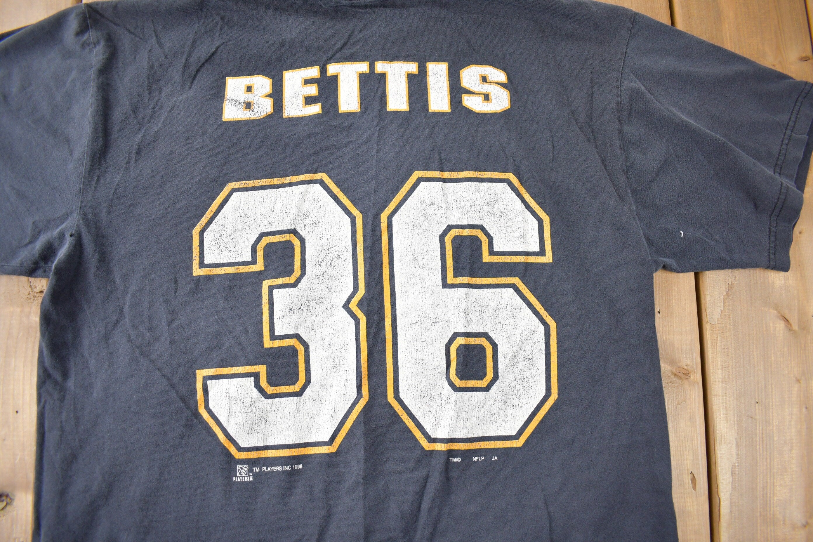 Vintage 1996 Pittsburgh Steelers NFL Graphic T-Shirt Made In USA Size L