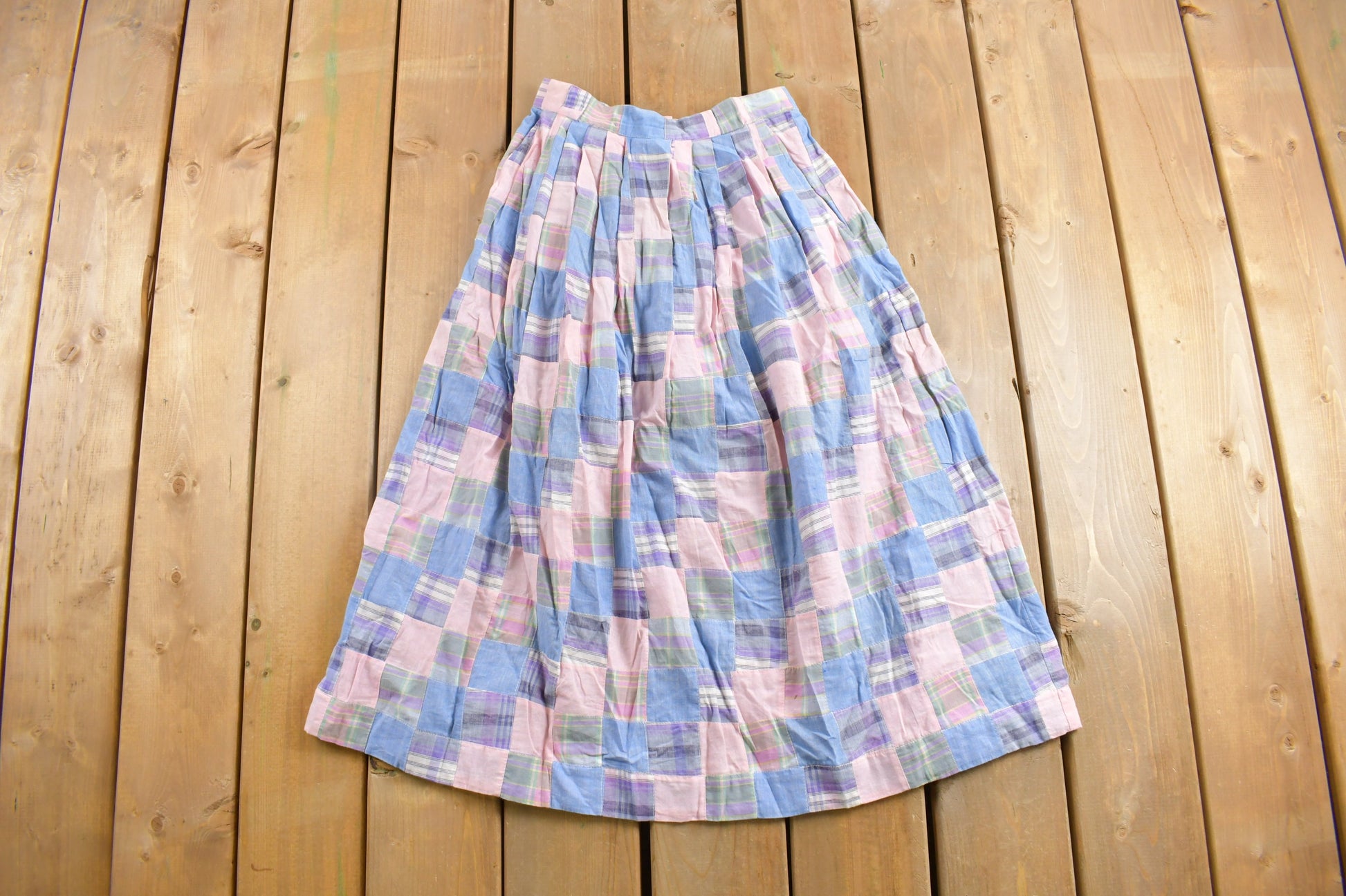 True Vintage 1990s Eddie Bauer Patchwork Skirt