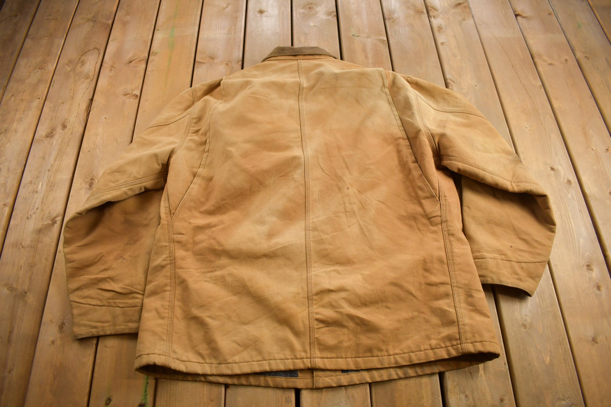Vintage 1980s Carhartt Blanket Lined Chore Coat