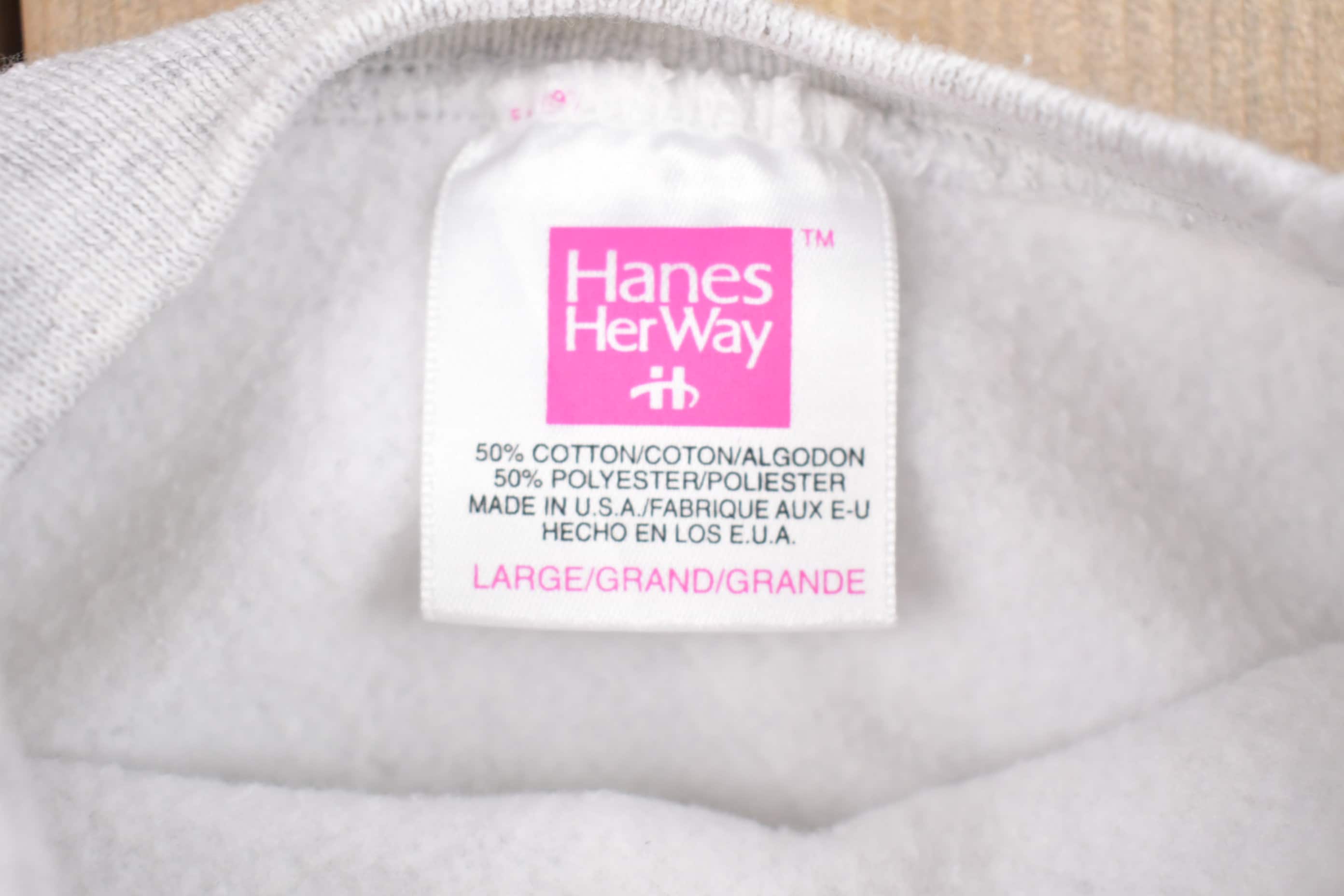 Vintage 1990s Blank Hanes Raglan Crewneck Sweatshirt