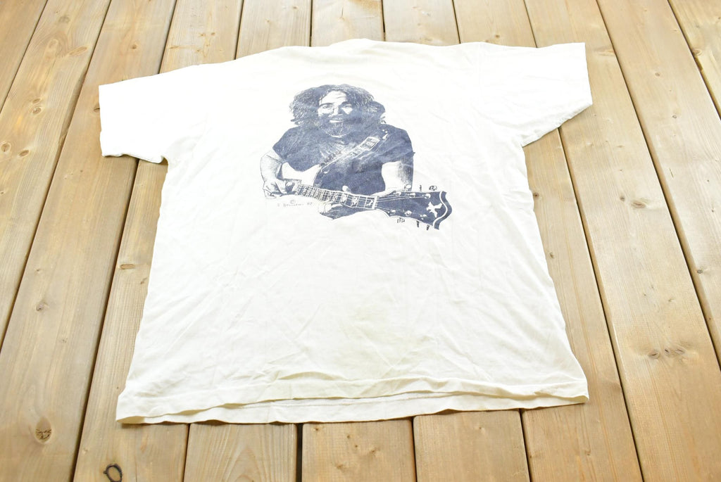 Vintage 1987 The Grateful Dead Steal Your Face Saturn Jerry Garcia Rock Band Concert T-Shirt Mens XL