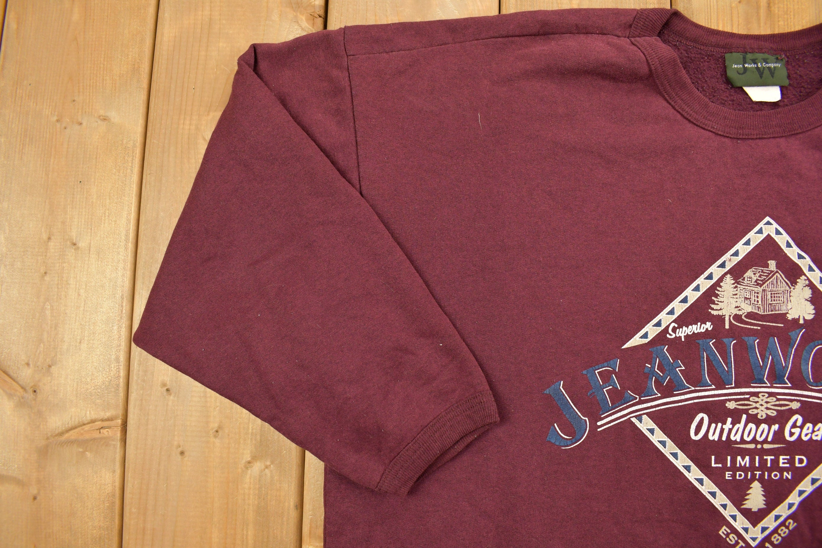Vintage 1990s Jeanworks Outdoor Gear Crewneck Sweatshirt