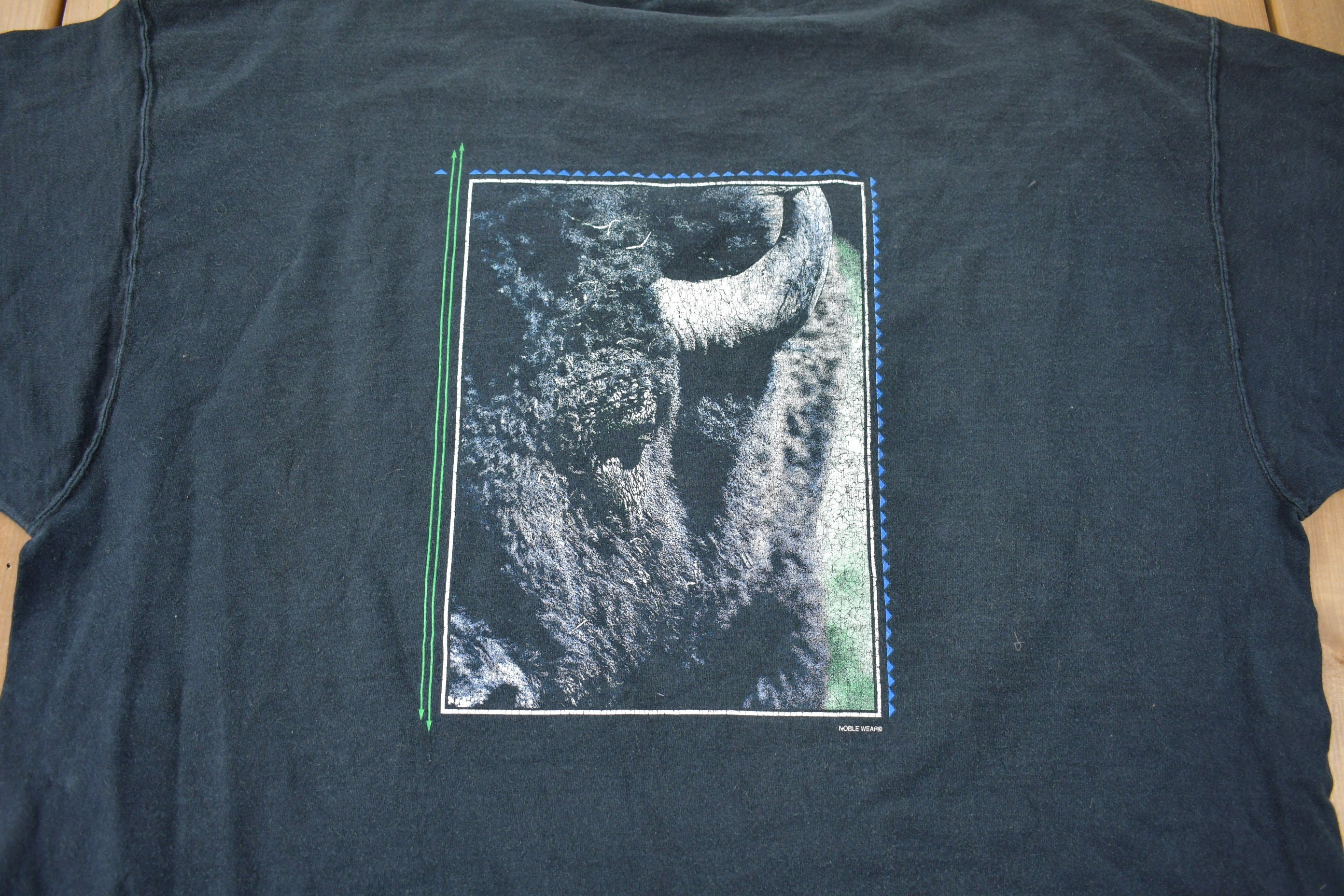 Vintage Y2K Buffalo Roundup Custer State Park Graphic T-Shirt Size 2XL