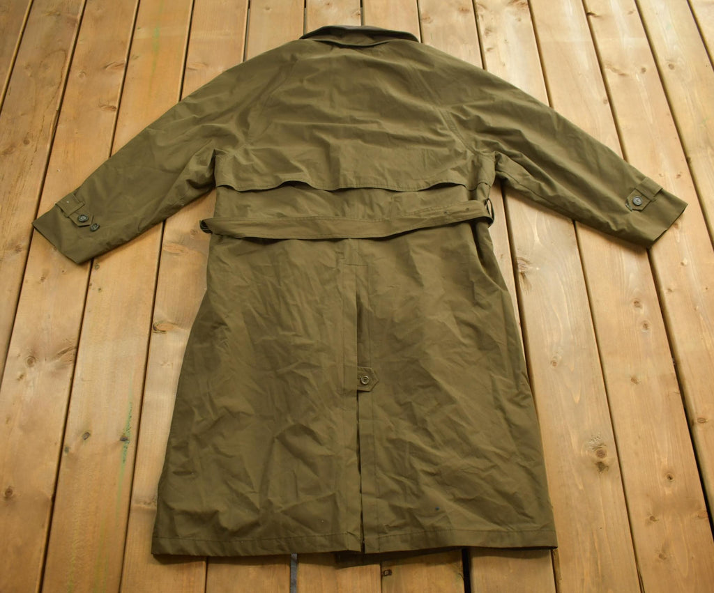 Vintage 1980s London Fog Full Length Trench Jacket