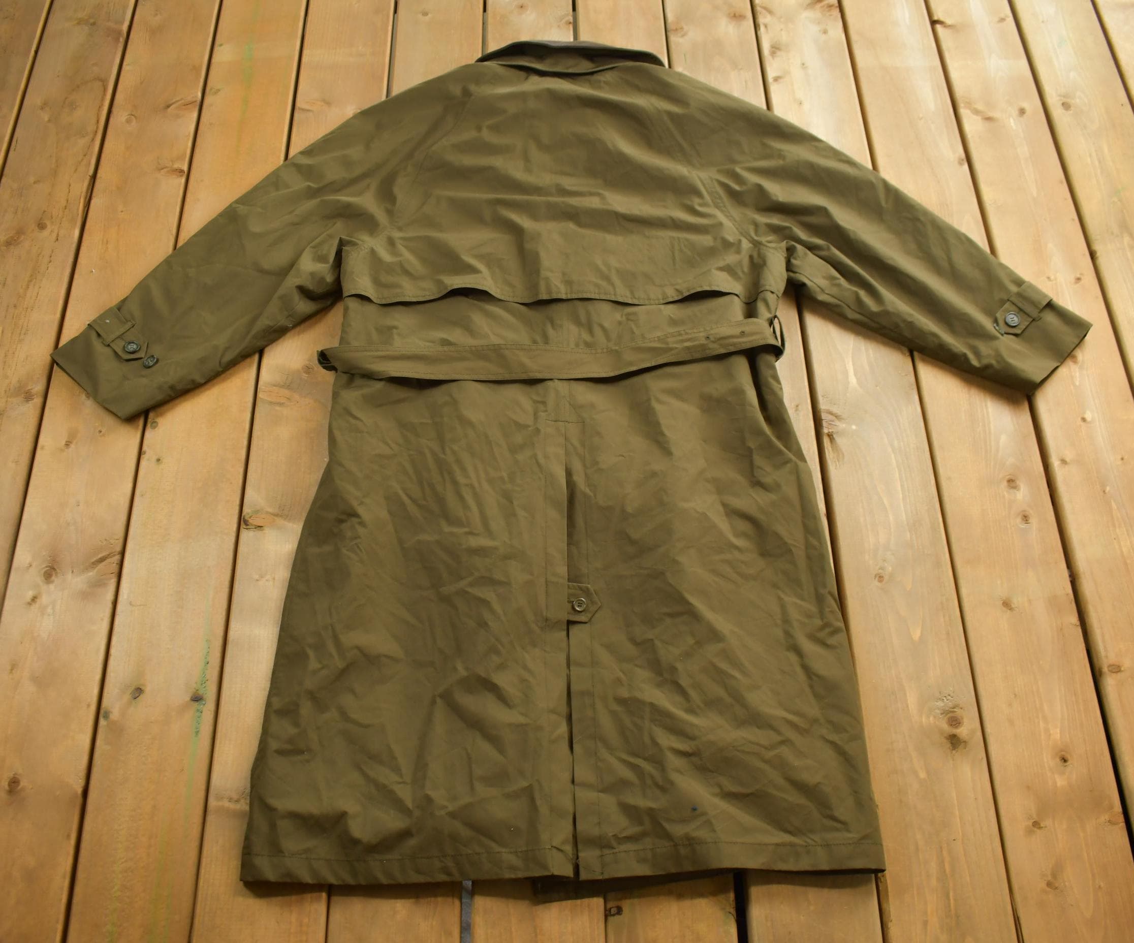 Vintage 1980s London Fog Full Length Trench Jacket
