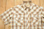Vintage 1990s Wrangler Plaid Flannel Button Up Shirt