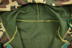 Vintage 1980s Woodland Camouflage Thermal Hoodie