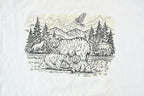 Vintage 1990s Great Wolf Lodge Niagara Falls Canada Single Stitch Souvenir Graphic Travel T-Shirt