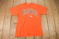 Vintage 1980s Cleveland Browns Logo 7 Graphic T-Shirt
