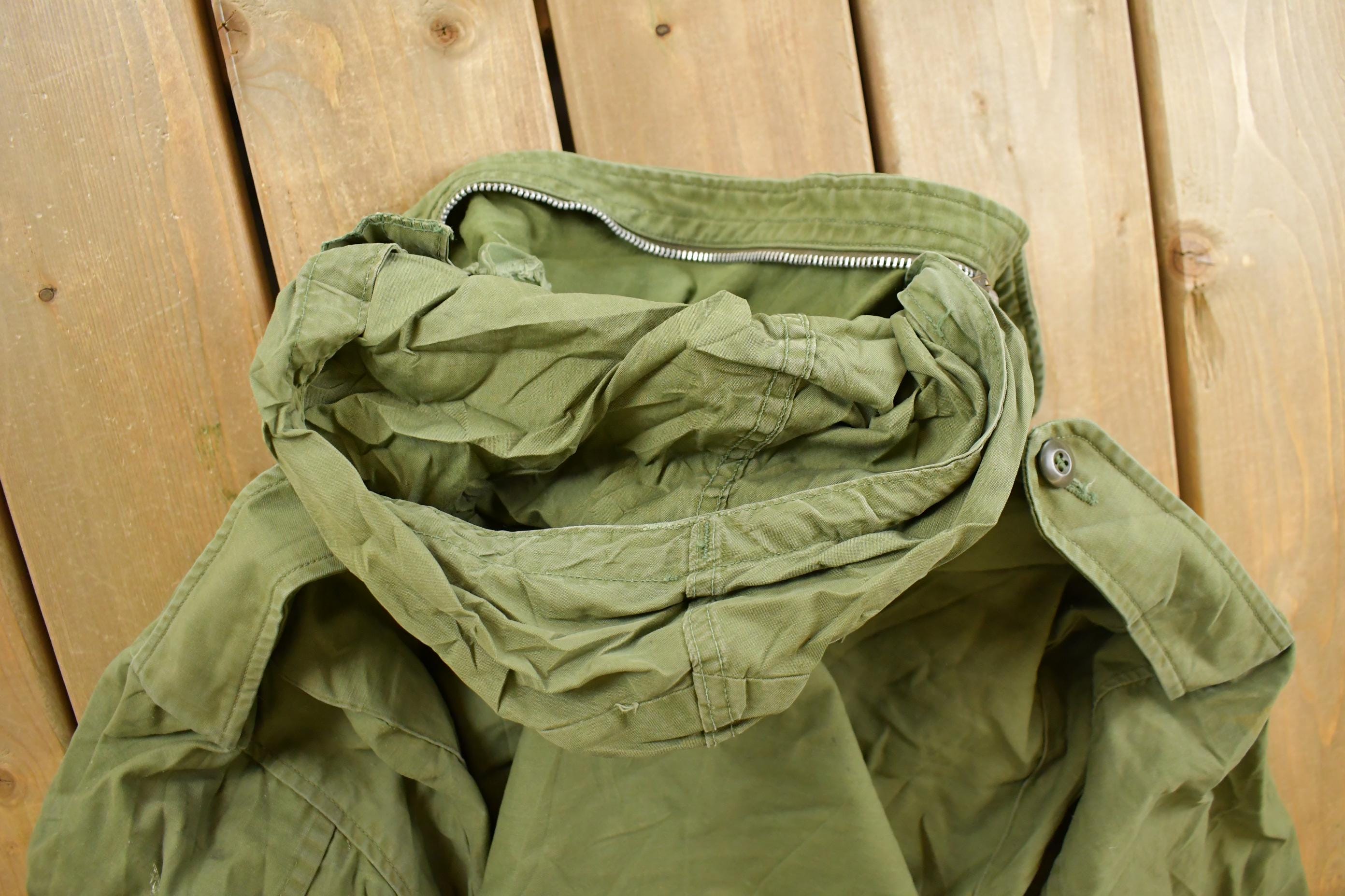 Vintage 1970s M-65 Military Field Coat Men's Large