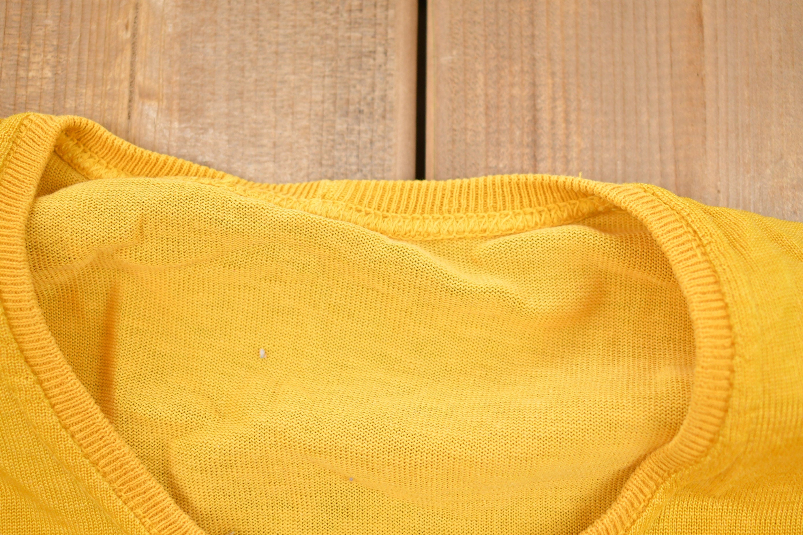 Vintage 1950s LSHS Striped Embroidered Jersey