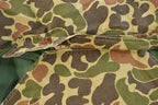 Vintage 1970s Duck Camo Canvas Hunting Jacket Men's L