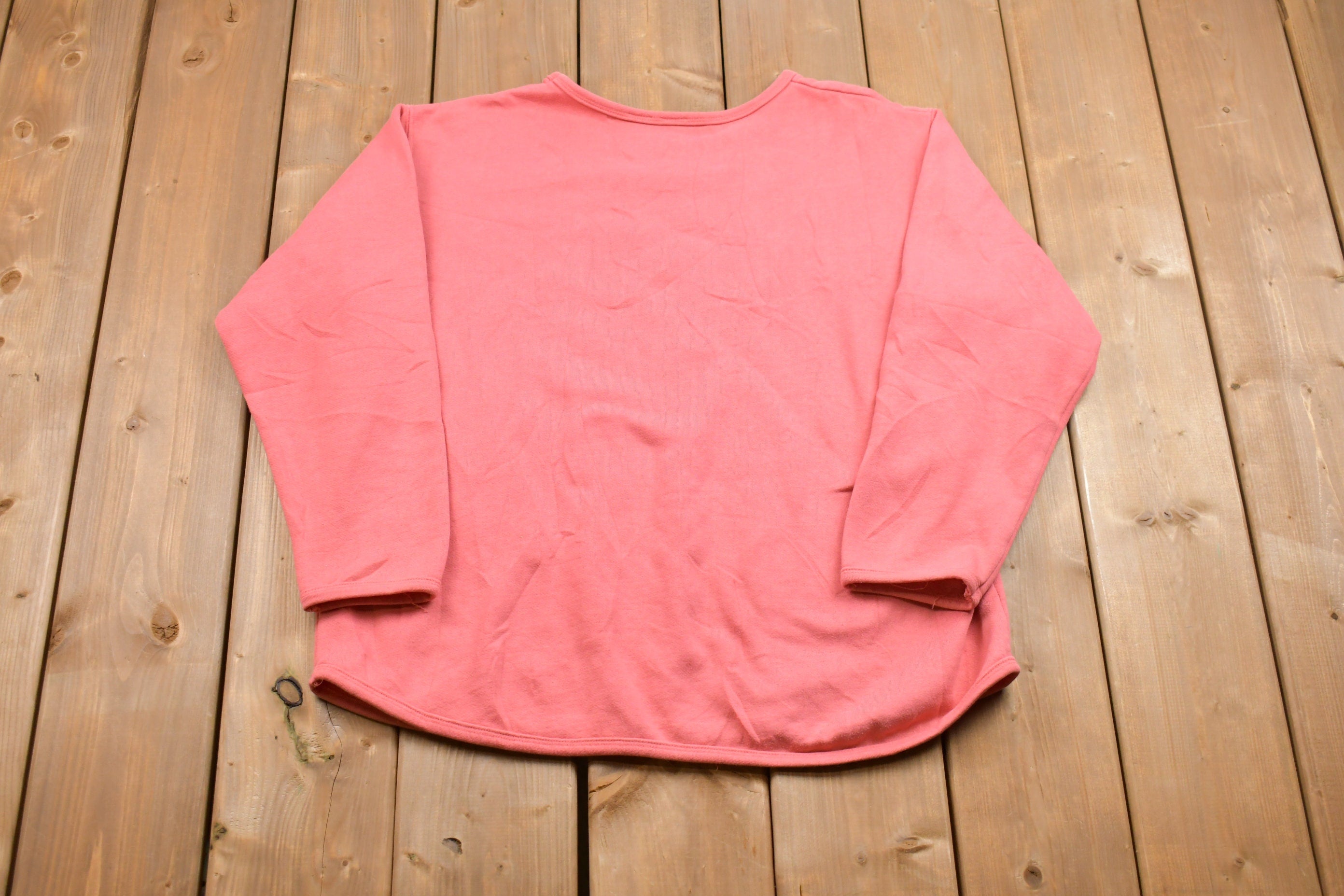 Vintage 1990s Cherokee Worldwide Tradition Floral Crewneck Sweatshirt