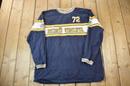 Vintage 1990s ECKO Unltd Heavy Rugby Style Crewneck Sweatshirt  90s Crewneck  Made In USA  Streetwear  Embroidered 72 Marc Ecko