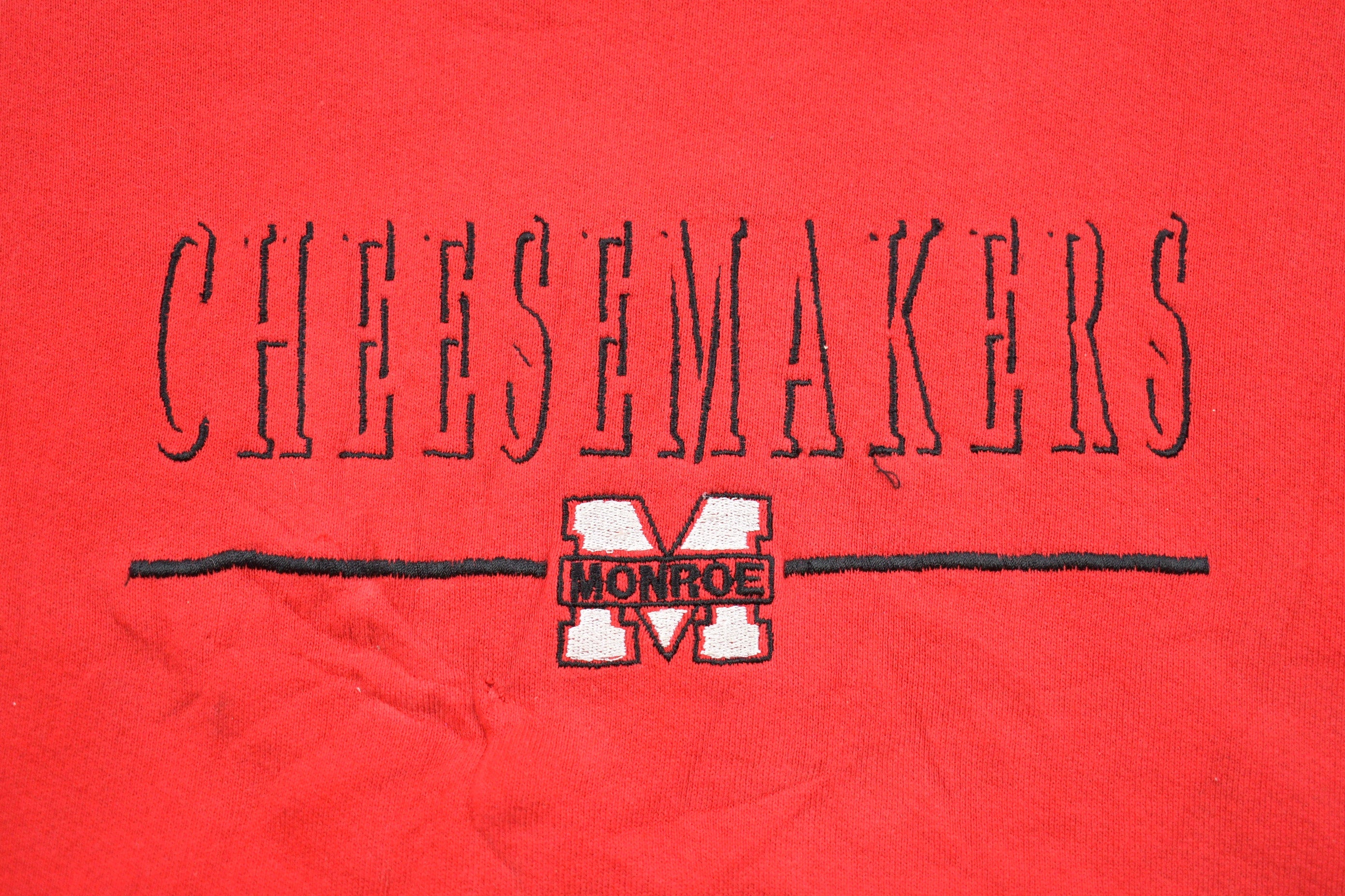 Vintage 1990s Monroe Cheesemakers Crewneck Sweatshirt