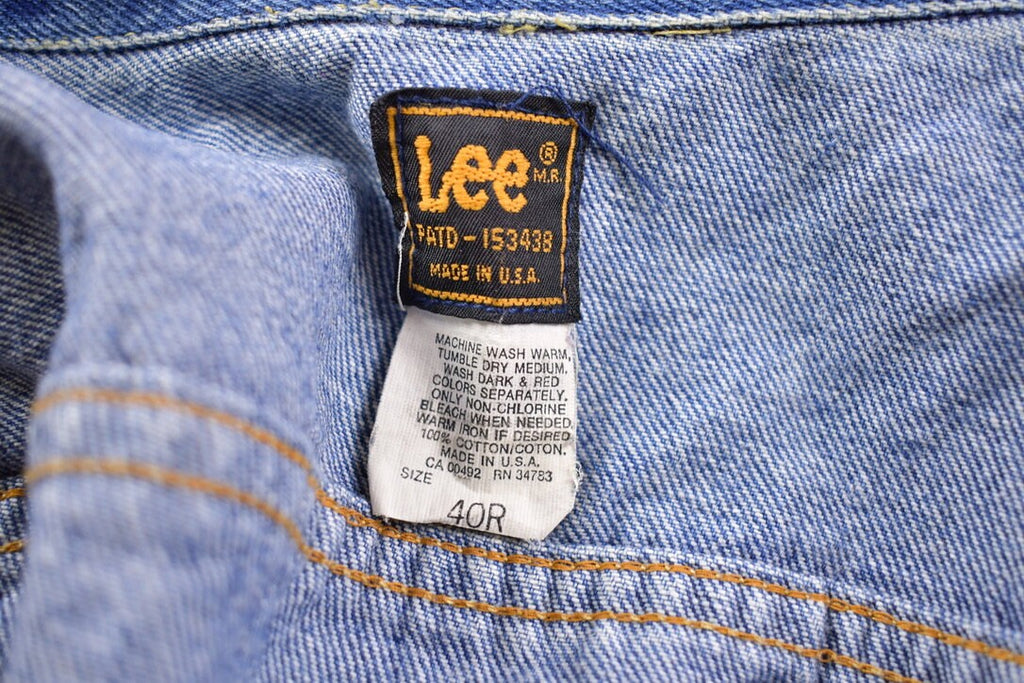 Vintage 1980s Lee Denim Jean Jacket / Vintage Denim / Streetwear / Vintage Fall Outerwear / Fall Jacket / Lee denim / UnionMade In USA