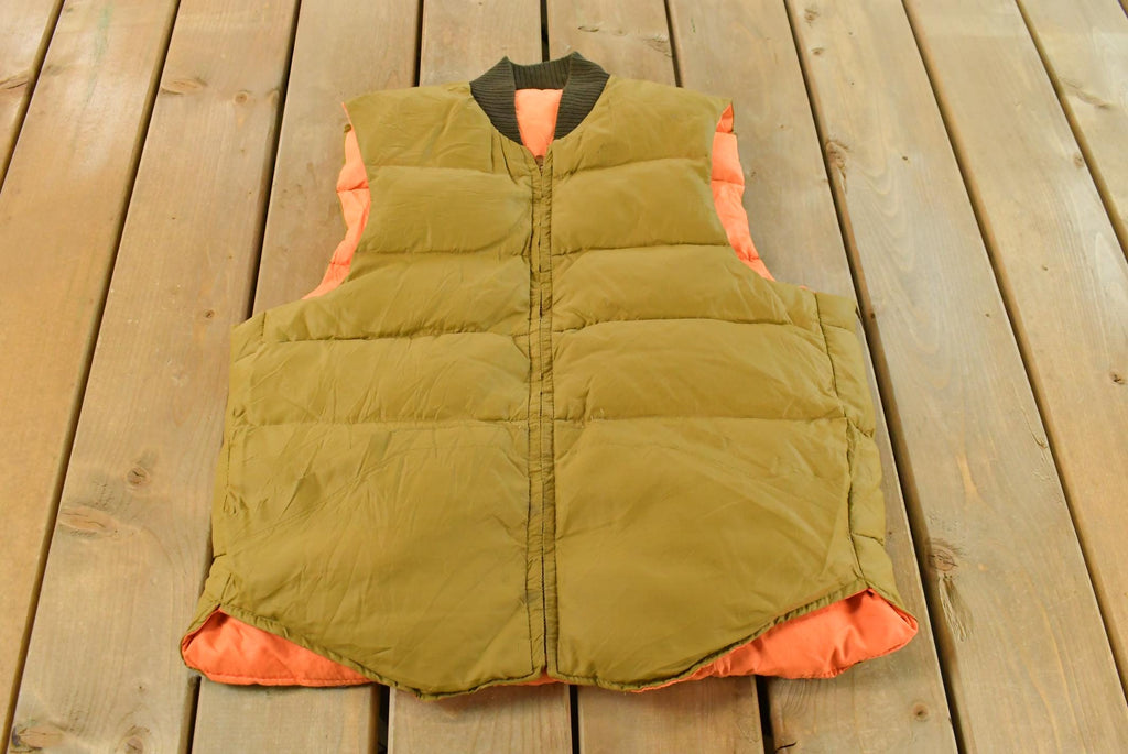 Vintage 1980s Down Design Puffer Vest Jacket Men's M /
