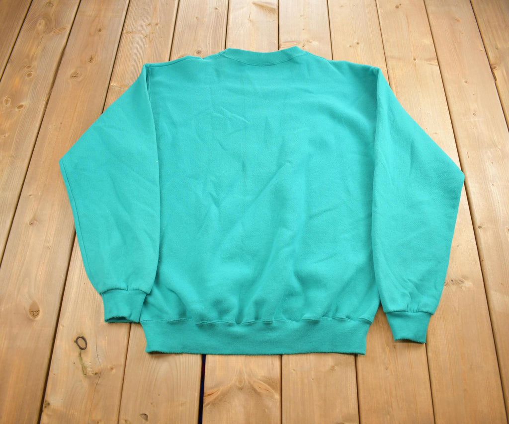 Vintage 1990s Grandmas Flock Dogs Embroidered Crewneck Sweatshirt Made In USA