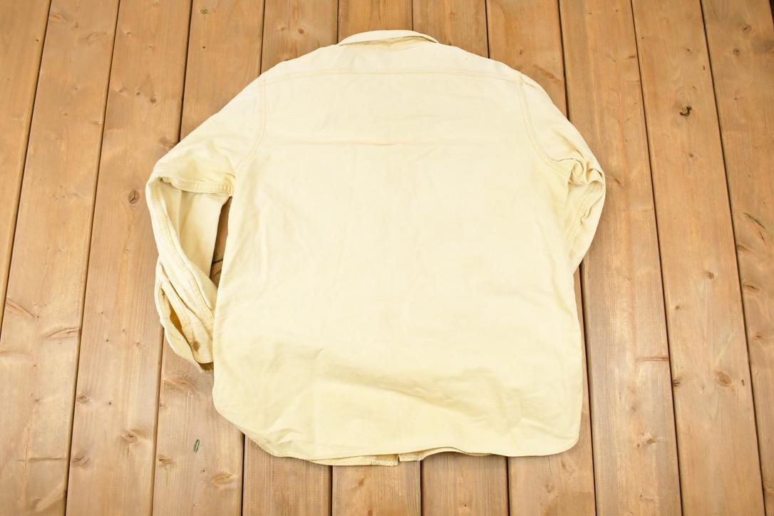 Vintage 1990s Woolrich Heavyweight Button Up Shirt Men's L