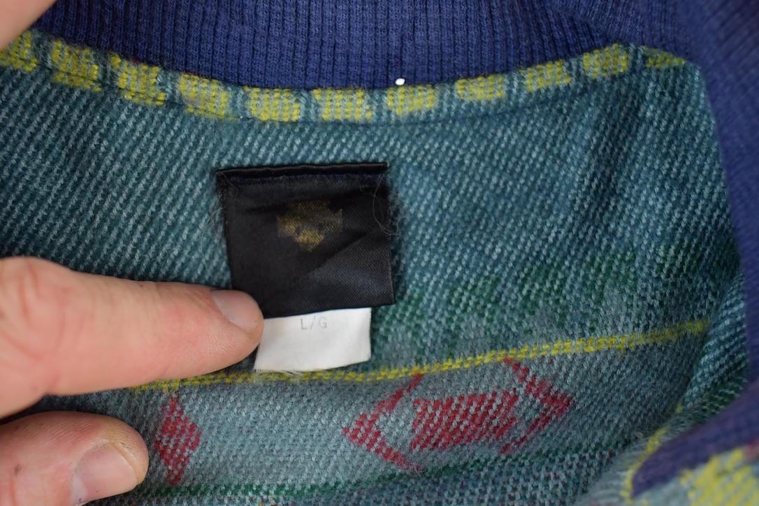 Vintage 1990s Descente Ski Collection Fleece Sweater Vest  Outdoorsman  90s Sweater  Streetwear  Hiking  Fleece Zip up