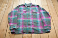 Vintage 1990s Van Heusen Flannel Plaid Button Up Shirt