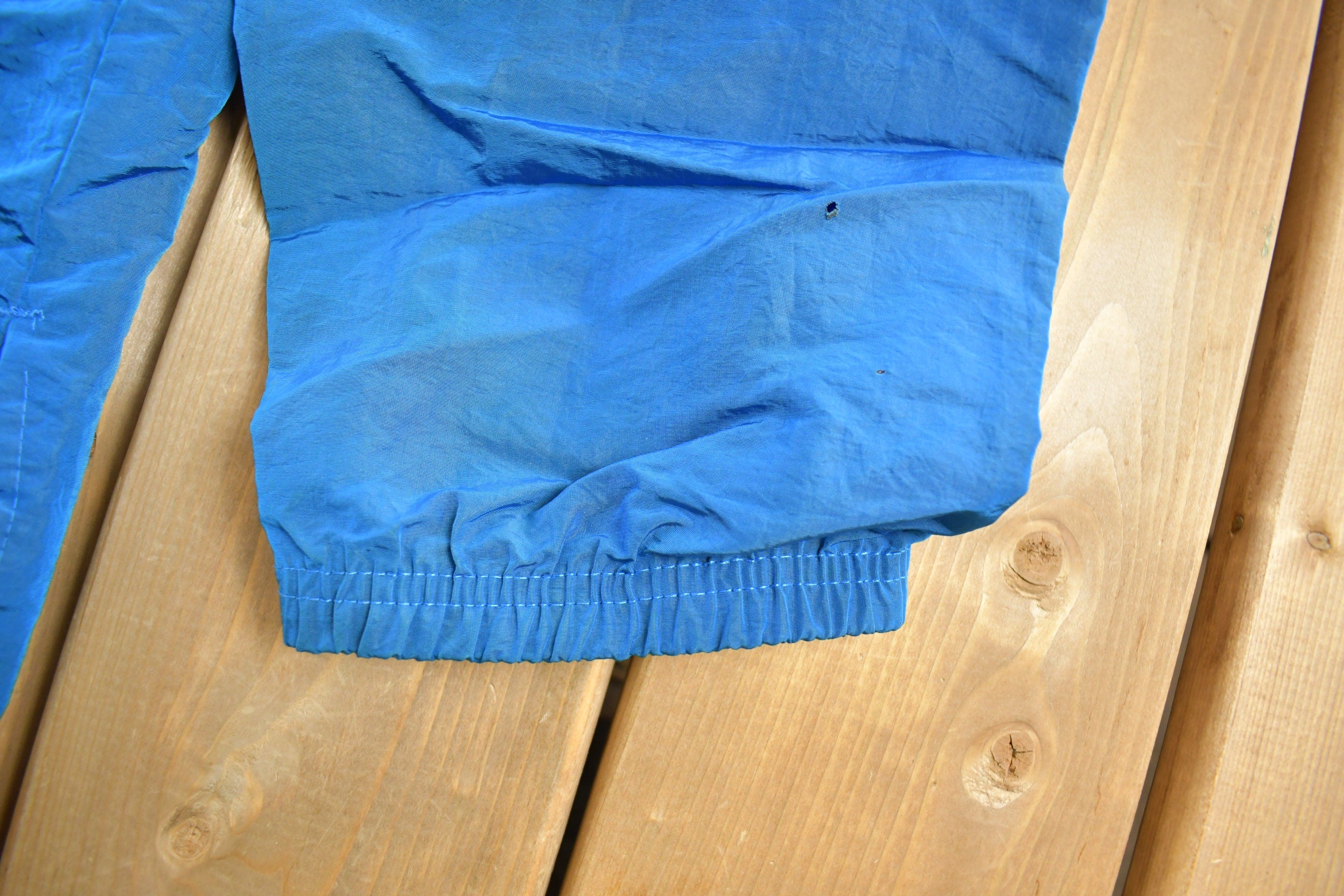 Vintage 1980s Surf Style Windbreaker Quarter Zip Jacket
