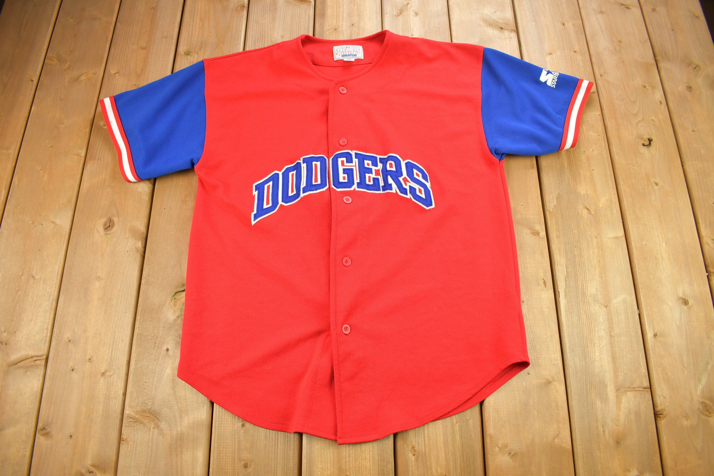 Vintage 1990s Los Angeles Dodgers MLB Baseball Starter Jersey