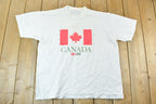 Vintage 1990s Canada Flag Wear Single Stitch T-Shirt