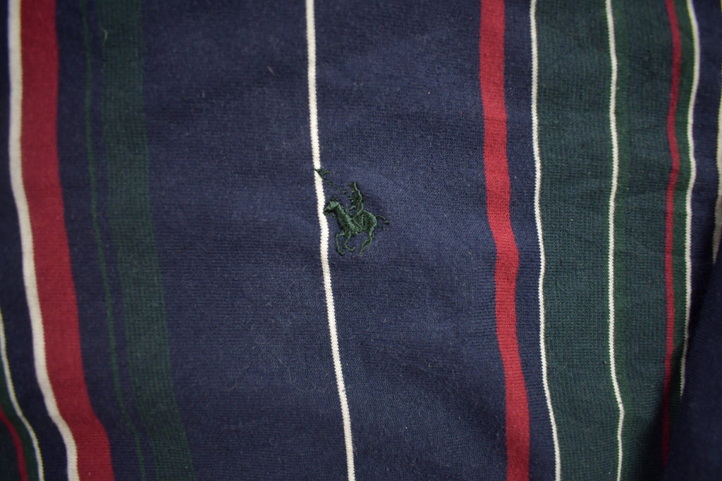 Vintage 1990s Knights Of Round Table Striped Button Up Shirt