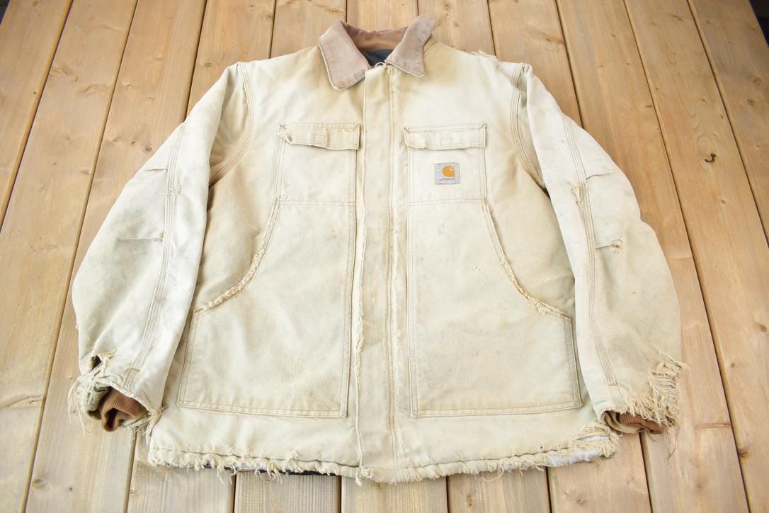 Vintage 1990s Thrashed Carhartt Traditional Work Jacket