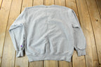 Vintage 1990s Champion Mini Logo Grey Crewneck Sweatshirt